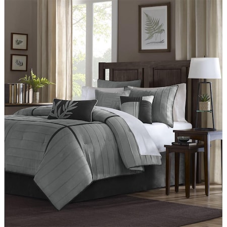 Madison Park Comforter Set - California King, Grey MP10-148